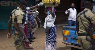 Covid-19: Uganda arrests street vendors defying virus lockdown