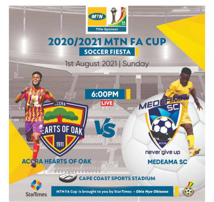 MTN FA Cup: Semifinals matches to be played at Cape coast.