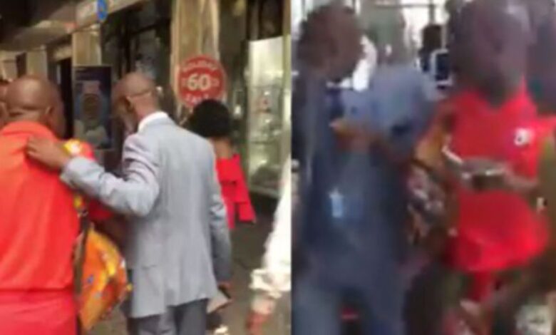VIDEO: Angry Ghanaians openly confront Gabby, Sammy in New York, USA