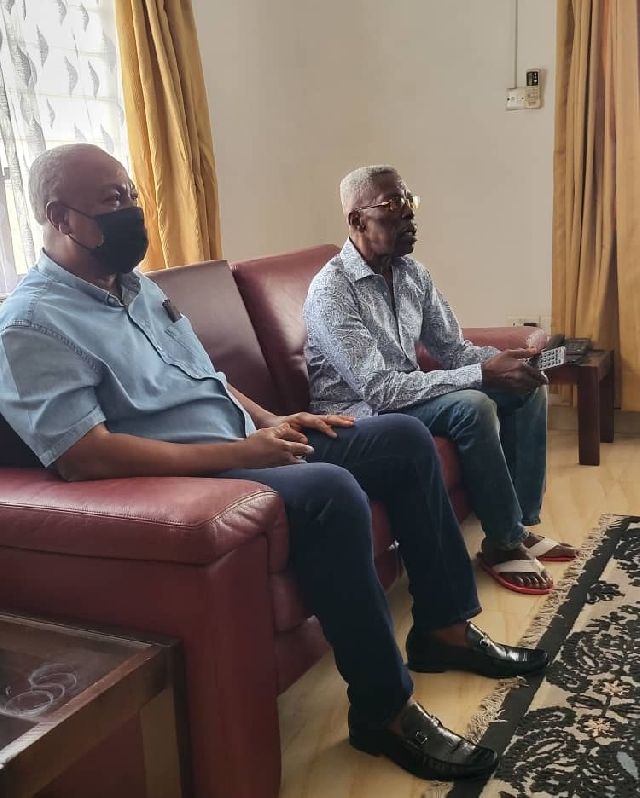 Mahama pays Xmas visit to Dr. Tony Aidoo, Portuphy, others