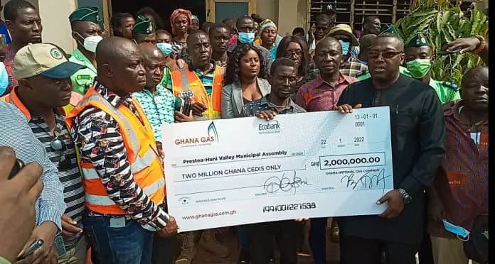 Ghana Gas Company issued GH¢2m cheque to Appiatse victims