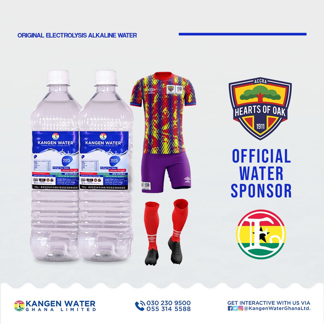 Hearts signs partnership with Kengee Water for 3 years