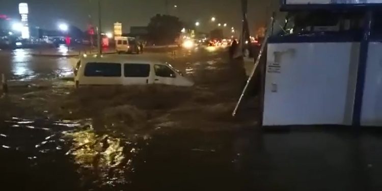 Parts of Accra flooded upon hours of rainfall