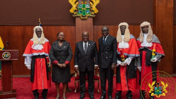 Akufo-Addo swears in 3 Supreme Court Justices