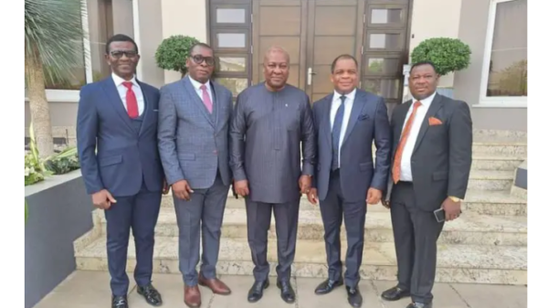 Assemblies of God Ghana's Executive Presbytery pays a courtesy call on Mahama