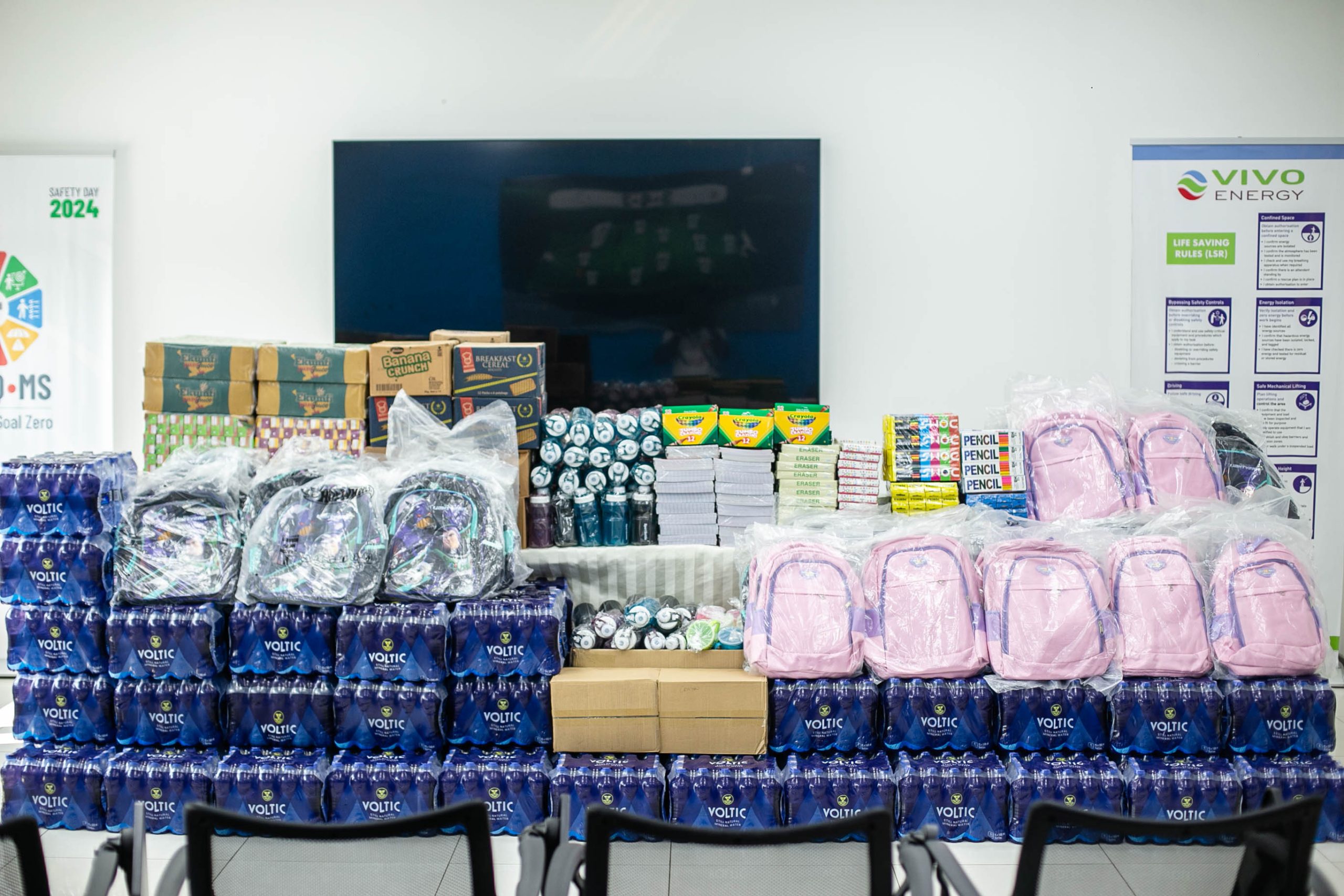 Vivo Energy donates educational supplies to support GES’ “My First Day at School” Initiative