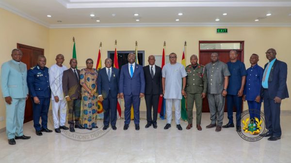 Defence Minister inaugurates Governing Board of Veterans Administration, Ghana