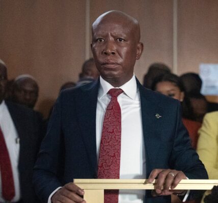 South Africa's Julius Malema jailed for 5 years