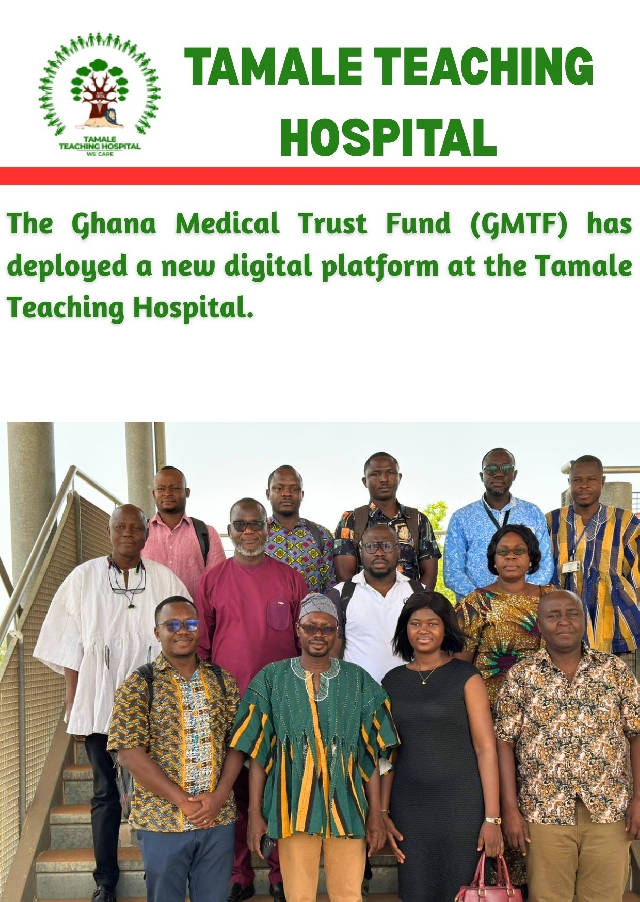 Ghana Medical Trust Fund deploys digital platform at Tamale Teaching Hospital