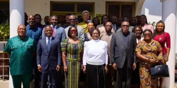 Prof. Opoku-Agyemang tours Ghana Medical Trust Fund