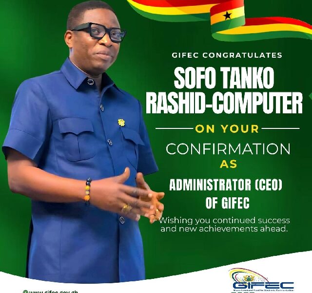 GIFEC Board hails Sofo Tanko Rashid-Computer's confirmation as CEO