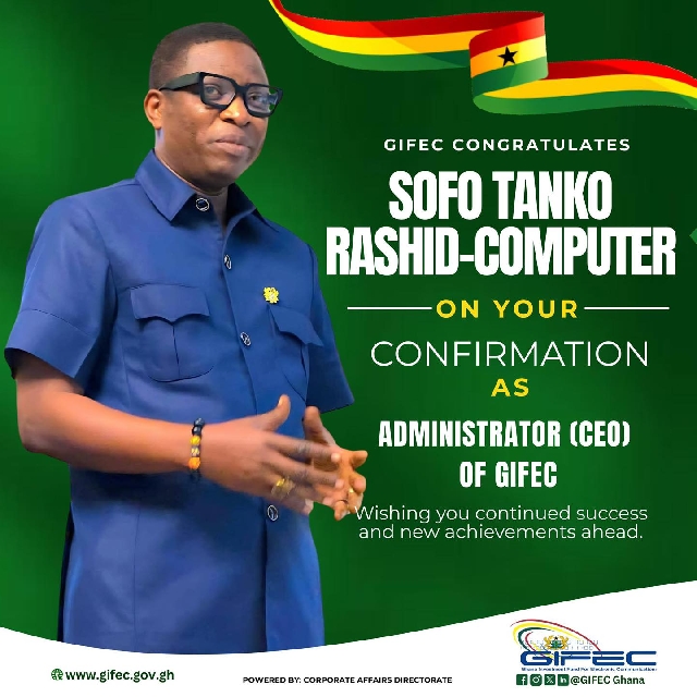 GIFEC Board hails Sofo Tanko Rashid-Computer's confirmation as CEO