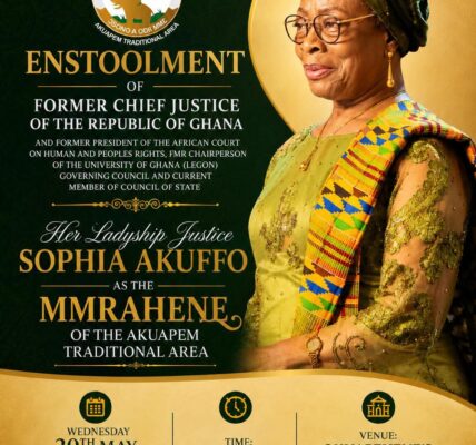 Do not tarnish your legacy – Okuapehemaa to Sophia Akuffo