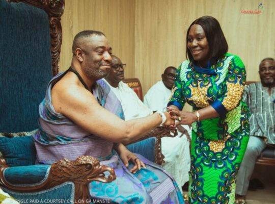 Ghana Gas deepens bond with Ga State through royal courtesy