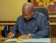 Mahama signs Tribunal, COCOBOD and 8 other bills into law 