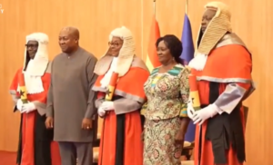 Mahama swears in 3 new Supreme Court Justices