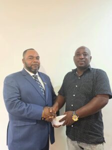 Kirk-Mensah donates 230 bags of cement to new NDC Regional Office Project