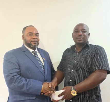 Kirk-Mensah donates 230 bags of cement to new NDC Regional Office Project