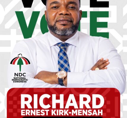 Richard Ernest Kirk-Mensah declares readiness to serve once more as NDC Western Regional Communications Officer